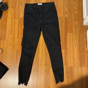 A&F high rise skinny ankle.